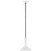 Visual Comfort Signature Collection AERIN Rosetta 12 Inch LED Mini Pendant - ARN 5540WHT/BZ