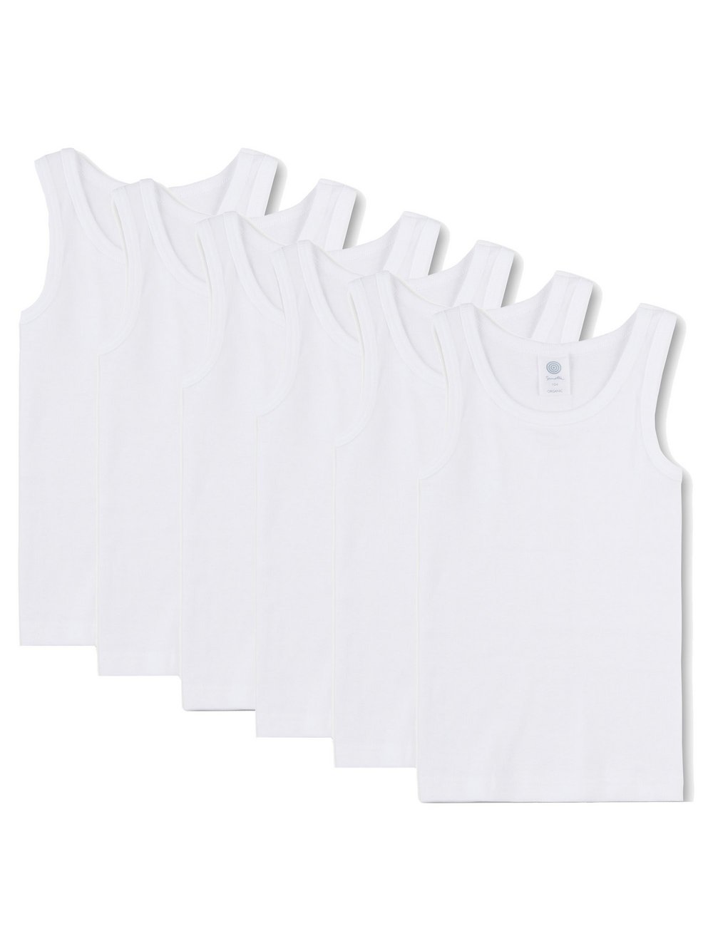 Sanetta Unterhemd 6er Pack Jungen weiß, 164 Image
