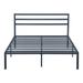 Sleeplanner 14 Inch Heavy Duty Metal Bed Frame with Headboard