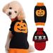 Dog Halloween Costumes Pumpkin Pet Sweaters Funny Puppy Cat Knitwear Clothes Holiday Party Outfit Apparel for Small Midum Dogs mï¼ŒG76026