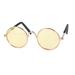 Dezsed Fashion Dog Cats Pet Glasses Trend Round Frame Small Sunglasses Toy Doll Retro Sunglasses on Clearance Gold