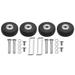 OD 50mm 4 Sets of Luggage Suitcase Replacement Wheels Axles Deluxe Repair Tool