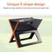 Portable BBQ Barbecue Grill Large Folding Portable Charcoal Stove Camping Garden Outdoor USA