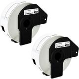 GREENCYCLE 2 Roll(400 Labels/Roll) Compatible for Brother DK-1201 DK1201 1.1 x 3.5 Standard White Paper Address Labels for QL Label Printers