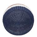 Highland Dunes Shela Drum Coffee Table Rattan/Wicker in Red/Blue | 9" H x 20" L x 20" W | Wayfair EFC07C3B30604C89A067BA355EFA3F7D