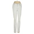 Gap Jeans - Low Rise Skinny Leg Denim: White Bottoms - Women's Size 24 - Light Wash