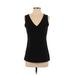 INC International Concepts Sleeveless Blouse: Black Tops - Women's Size Small