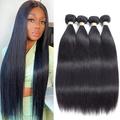 10A Straight Hair Bundles Brazilian Virgin Human Hair Bundles Straight 18 20 22 Inch 100% Unprocessed Virgin Hair 3 Bundles Straight Weave Hair Human Bundles