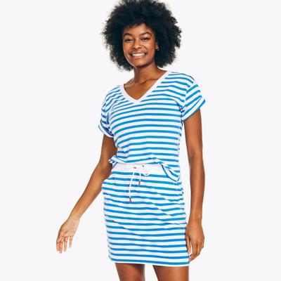 Nautica Women's Sustainably Crafted Striped Skirt Star Sapphire, XL