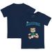 Infant Tiny Turnip Navy Seattle Mariners Girl Teddy T-Shirt