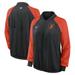 Women's Nike Black Baltimore Orioles Authentic Collection Team Raglan Performance Full-Zip Jacket