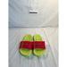 Nike Shoes | Nike Kawa Slides Youth 4y Athletic Sandals | Color: Pink/Yellow | Size: 4g