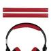 Geekria Protein Leather Headband Pad Compatible with Sennheiser hd25 hd25 II HD25 Plus HD25 Special Edition Headphones Replacement Band / Headset Headband Cushion Cover Repair Parts (Red 2Pack)