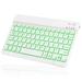 UX030 Lightweight Ergonomic Keyboard with Background RGB Light Multi Device slim Rechargeable Keyboard Bluetooth 5.1 and 2.4GHz Stable Connection Keyboard for DELL Latitude E7440 Laptop