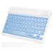 UX030 Lightweight Ergonomic Keyboard with Background RGB Light Multi Device slim Rechargeable Keyboard Bluetooth 5.1 and 2.4GHz Stable Connection Keyboard for Microsoft Surface Duo 2