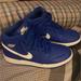 Nike Shoes | Air Jordan High 1 All Blue 5.5y | Color: Blue/White | Size: 5.5