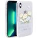 Case for iPhone X/iPhone Xs (5.8 inch) Clear Slim Soft TPU Case with Women Girl Retro Floral Flower Design Case for iPhone X/iPhone Xs Transparent Flowers & Butterflies
