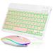 UX030 Lightweight Keyboard and Mouse with Background RGB Light Multi Device slim Rechargeable Keyboard Bluetooth 5.1 and 2.4GHz Stable Connection Keyboard for Lenovo Legion Y700