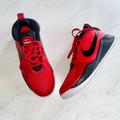 Nike Shoes | Nike | New! Team Hustle D9 Red Black Boys Kids Youth Basketball Shoe | Color: Black/Red | Size: 6b