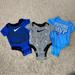 Nike One Pieces | Nike Onesies, Infant Size 3 Months | Color: Blue/Gray | Size: 3mb