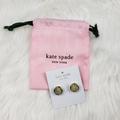 Kate Spade Jewelry | Kate Spade Opal Glitter Gumdrop Stud Earrings New | Color: Gold/Silver | Size: Os
