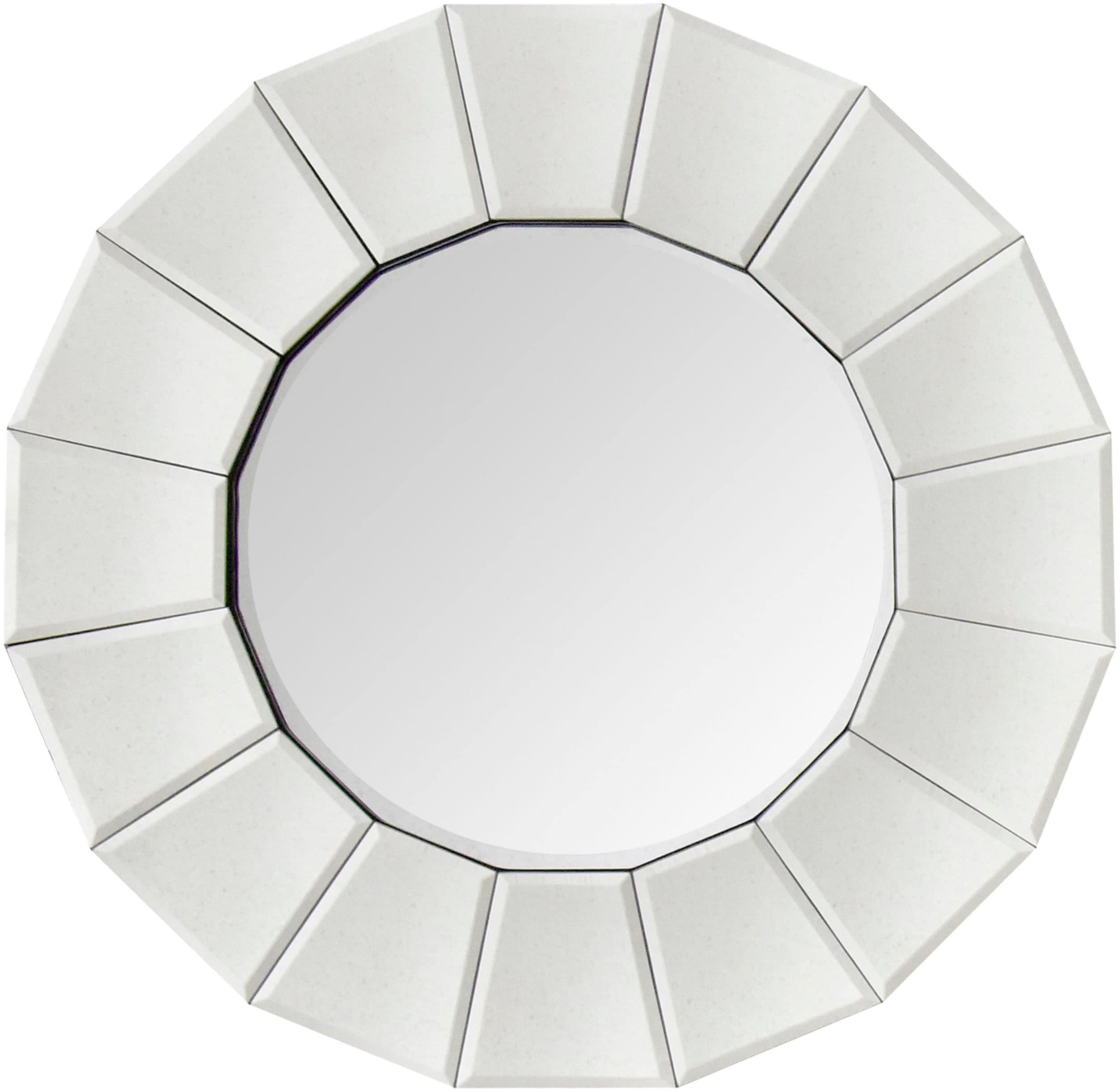Wandspiegel KAYOOM "Amun 210", silber (silberfarben), B:60cm H:60cm Ø:60cm, Metall, Spiegelglas, Spiegel Image