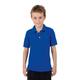 Poloshirt TRIGEMA "TRIGEMA in Piqué-Qualität" Gr. 128, blau (royal) Kinder Shirts Poloshirts