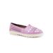 Women's Rory Flat by Trotters in Lavender Silver (Size 9 1/2 M)