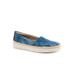 Women's Accent Slip-Ons by Trotters® in Blue Multi (Size 7 1/2 M)