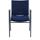 Offex Aliya Heavy Duty Stack Chair w/ Arms Metal/Fabric in Blue | 31 H x 21 W x 21 D in | Wayfair XU-60154-NVY-GG