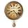 Howard Miller&reg; J.H. Gould &amp; Co. III Wall Clock Wood/Metal in Brown/Yellow | 21 H x 15 W x 2 D in | Wayfair 620441