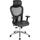Lorell Mesh Task Chair Aluminum/Upholstered in Gray | 44.1 H x 24.9 W x 23.6 D in | Wayfair 85035