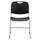 National Public Seating Armless Hi Tech Ultra Compact Stackable Chair Plastic/Metal in Gray/Black | 32.25 H x 20 W x 21.75 D in | Wayfair 8502