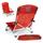 ONIVA&trade; NCAA Folding Beach Chair Metal in Red | 25.4 H x 25.1 W x 21.7 D in | Wayfair 792-00-100-574-0