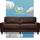 Serta at Home Serta Palisades Upholstered Tool-Free Assembly Straight Arm 73&quot; Sofa for Living Room in Brown | 35 H x 73 W x 32.5 D in | Wayfair