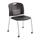 Safco Products Company Vy&trade; 22.5&quot; W Stackable Seat Waiting Room Chair w/ Metal Frame Plastic/Acrylic/Plastic/Metal in Gray/Black/Brown | Wayfair