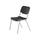 Iceberg Enterprises Armless Office Stackable Chair Plastic/Acrylic/Metal in Black | 32.25 H x 22.75 W x 17.5 D in | Wayfair 64111