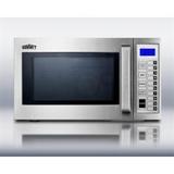 Summit: SCM1000SS 0.9 cu.ft.Commercially Approved Microwave with stainless steel exterior and interi screenshot. Microwaves directory of Appliances.
