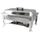 Winco Bellaire 8-Quart Full-Size Chafer Stainless Steel in Gray | 12.63 H x 23 W x 13.94 D in | Wayfair C-1080