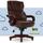 Serta at Home Serta Conway Big &amp; Tall Executive Ergonomic Office Chair w/ Lumber Support &amp; Wood Accents Upholstered in Black | Wayfair 43506