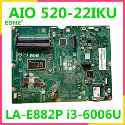 LA-E882P DCA30 pour Lenovo ideacentre AIO 520-22IKU 520-24IKU carte mère tout-en-un avec processeur