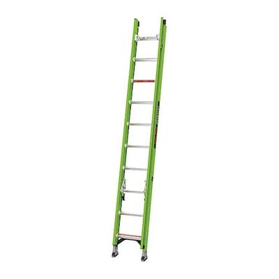 LITTLE GIANT LADDERS 17920-186 20 ft Fiberglass Extension Ladder, 375 lb Load