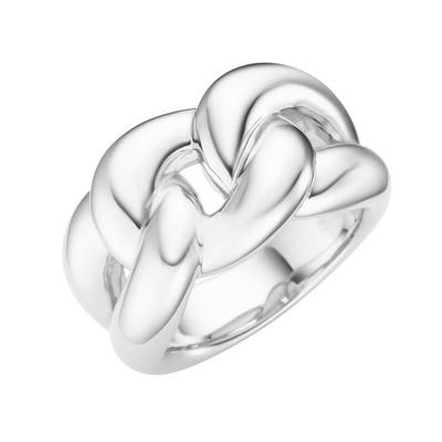 Giorgio Martello Milano - Ring in Panzerketten-Optik, Silber 925 Ringe 1 ct Silber Damen Image