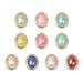 OUNONA Jewelry Accessory Diy Rhinestone Ornament Sticker Alloy Crystal Earrings Accessories Decoration Face Earring Stickers