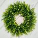 Brand Clearance!!15.75inch Artificial Flower Wreath Colorful Spring Summer Floral Wreath Indoor Outdoor Flower Wreath Handmade Hanging Garland for Front Door Wall Party Bouquet Wedding Decor