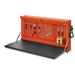 WFX Utility™ Kapisa Wall Mounted 43.3" W Steel Top Workbench Steel in Orange/Black | 24 H x 43.3 W x 20.5 D in | Wayfair