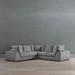 Declan Modular Collection - Left-Facing Sofa, Left-Facing Sofa in Mist Justify InsideOut Performance - Frontgate