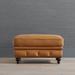 Logan Chesterfield Ottoman - Mist Justify InsideOut Performance - Frontgate