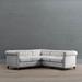 Logan Chesterfield 3-pc. Loveseat Sectional - InsideOut Rollo Linen - Frontgate