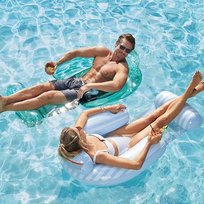 Inflatable Mesh Pool Chair - Aqua - Frontgate